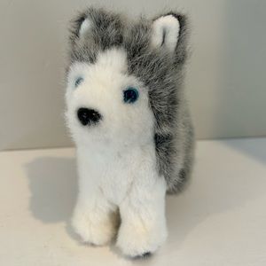 American Girl Doll Pet Dog "Pepper" Siberian Husky 7" Plush Toy Puppy Accessory